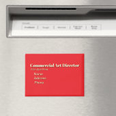 Personalize 広告 Commercial Art Director マグネット (インサイチュ (食洗機))