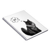PERSONALIZE：熟考する猫 ノートブック (右側)