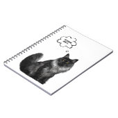 PERSONALIZE：熟考する猫 ノートブック (左側)