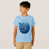 Personalize 素晴らし White Shark Tours the海 Tシャツ (正面フル)