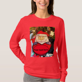Personalize Aby Sweatshirt Santa Tシャツ