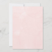 Personalize Aesthetic floral weeding Invitation 招待状 (裏面)