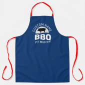 Personalize  BBQ Pitmaster Griller Pork Lover エプロン (正面)