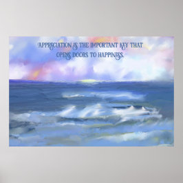 Personalize Beautiful Waterscape引用文絵画ズ ポスター