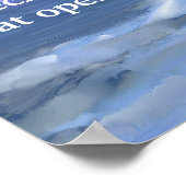 Personalize Beautiful Waterscape引用文絵画ズ ポスター (角)