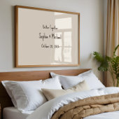 Personalize “Better Together” Wedding Poster ポスター