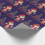 Personalize Blonde Boy小妖精や小人 ラッピングペーパー (角)