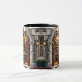 Personalize Bookstore Theme Coffee Mug マグカップ (中央)