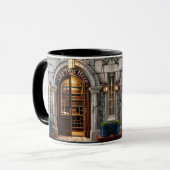 Personalize Bookstore Theme Coffee Mug マグカップ (正面左)