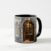 Personalize Bookstore Theme Coffee Mug マグカップ (正面右)
