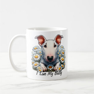 Personalize Bull Terrier (デイジー) コーヒーマグカップ
