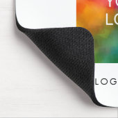 Personalize Business Companyロゴスローガン文字 マウスパッド (コーナー)