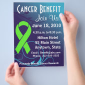 Personalize Cancer Benefit – リンパ腫フライヤー チラシ (手)