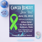 Personalize Cancer Benefit – リンパ腫フライヤー チラシ (シングル)