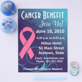 Personalize Cancer Benefit – 乳がんチラシ チラシ (シングル)