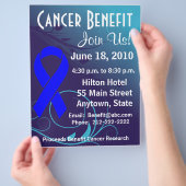 Personalize Cancer Benefit – 結腸がんチラシ チラシ (手)