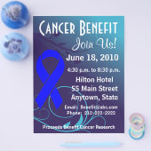 Personalize Cancer Benefit – 結腸がんチラシ チラシ (シングル)