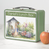 Personalize Child Nameピーター・ザ・ラビット メタルランチボックス (インサイチュ)