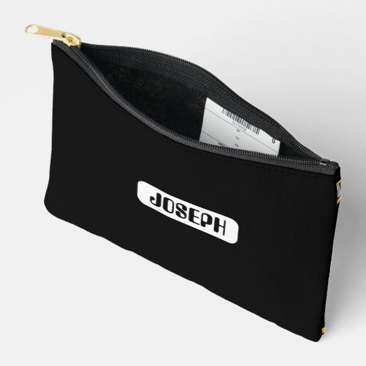 Personalize Construction Trucks Pencil Case  アクセサリーポーチ (見開き)