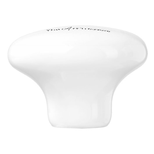 Personalize Custom Cabinet Drawer Pulls Knobs セラミックノブ (側面)