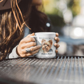 Personalize Cute Yorkshire Terrier Mug コーヒーマグカップ