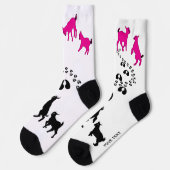 PERSONALIZE Dancing Goats and HoofPrints Socks ソックス (左)