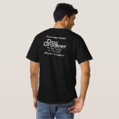 Personalize Dog Groomer Entrepreneur Tシャツ (裏面フル)