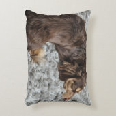 Personalize Dog Lover Pillow-Use Your Pet's Photo アクセントクッション (正面(垂直))