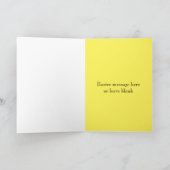 Personalize Easter Card - Felt Bunny Family Card シーズンカード (内部)