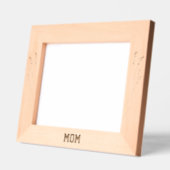 Personalize Elegant Floral Mom Engraved Frames レーザー彫刻フレーム (左)