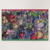 Personalize Family Name Christmas Gift 1000 pc ジグソーパズル (横)