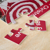 Personalize Family Name Christmas Gift Difficult ジグソーパズル (側面)