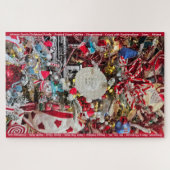 Personalize Family Name Christmas Gift Difficult ジグソーパズル (横)