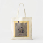 personalize floral tote トートバッグ (正面)