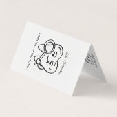 Personalize Funny Dentist Tooth business card (正面)