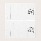 Personalize Funny Dentist Tooth business card (内部フラット)