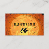 Personalize Halloween Store Pumpkinパッチ 名刺 (正面)