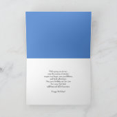 Personalize Happy April Birthday with Bluebird カード (内部)