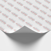 Personalize, Ice Hockey Coach言葉で感謝 ラッピングペーパー (角)