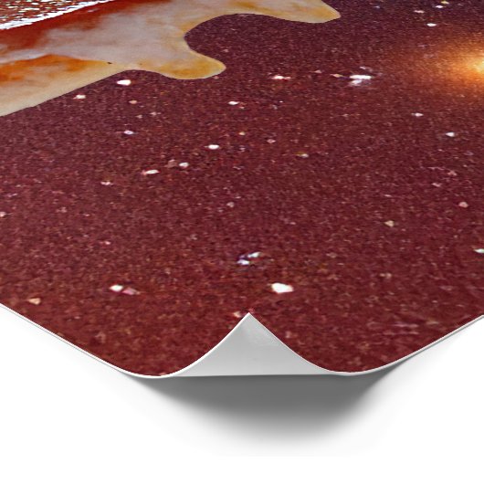 Personalize It! Flying Pizza Pet ポスター (角)