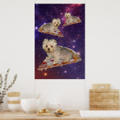 Personalize It! Flying Pizza Pet ポスター (キッチン)