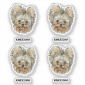 Personalize It! Multi-Pet Head Photo & Name シール (正面)