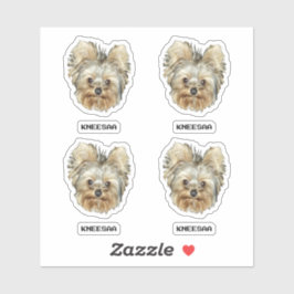 Personalize It! Multi-Pet Head Photo & Name シール