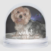 Personalize It! Pet Memorial Photo & Name WHITE (正面)