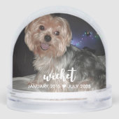 Personalize It! Pet Memorial Photo & Name WHITE (裏面)