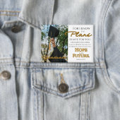 Personalize Jeremiah 29:11グラッドキャップ聖なる書物、 経典 缶バッジ (インサイチュ)