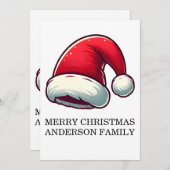 Personalize Jolly Brain Warmer Greeting Card サンキューカード (正面/裏面)