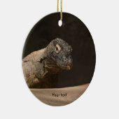 Personalize Komodo Monitor Dragon写真 セラミックオーナメント (右)