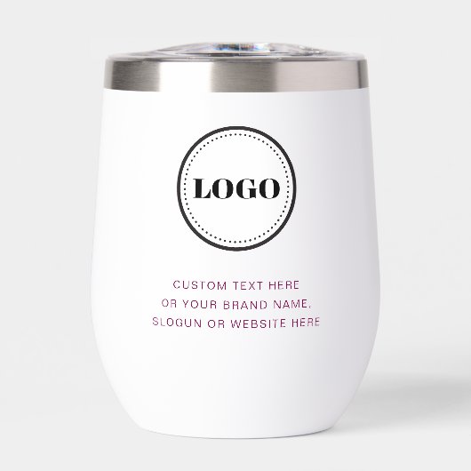 Personalize Logo Thermal Wine Tumbler No Minimum (正面)