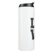 Personalize Loveハートバッジ警察サポート タンブラー (回転左)